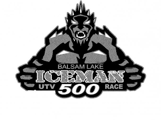 BALSAM LAKE ICEMAN 500 UTV RACE logo