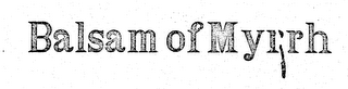 BALSAM OF MYRRH logo