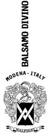 BALSAMO DIVINO MODENA · ITALY MALPIGHI logo
