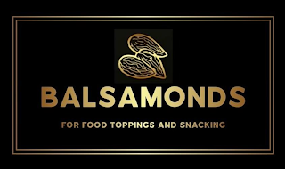 BALSAMONDS FOR FOOD TOPPINGS AND SNACKING logo