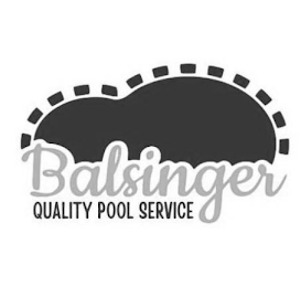 BALSINGER QUALITY POOL SERVICE logo
