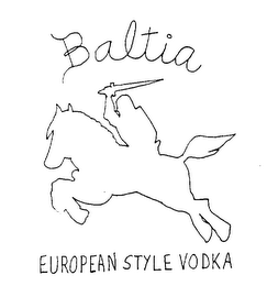BALTIA EUROPEAN STYLE VODKA logo