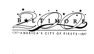 BALTIMORE 200 1797 AMERICA'S CITY OF FIRSTS 1997 logo