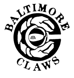 BALTIMORE CLAWS ABA logo