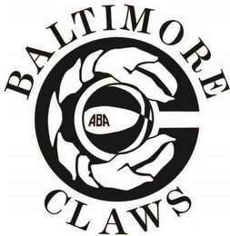 BALTIMORE CLAWS C ABA logo