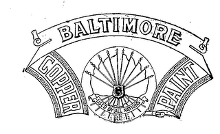 BALTIMORE COPPER PAINT USED BY ALL NATIONS logo