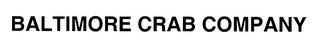 BALTIMORE CRAB COMPANY logo
