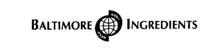 BALTIMORE INGREDIENTS logo