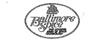BALTIMORE SPICE THE LEADING EDGE OF SPICE TECHNOLOGY logo