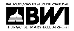 BALTIMORE/WASHINGTON INTERNATIONAL BWI THURGOOD MARSHALL AIRPORT logo