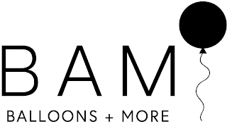 BAM BALLOONS + MORE logo