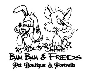BAM BAM & FRIENDS PET BOUTIQUE & PORTRAITS logo