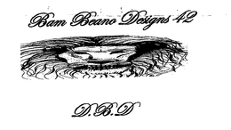 BAM BEANO DESIGNS 42 D.B.D logo