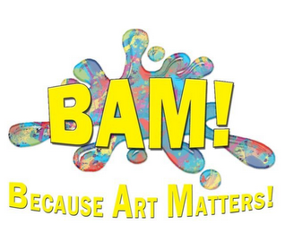 BAM! BECAUSE ART MATTERS! logo