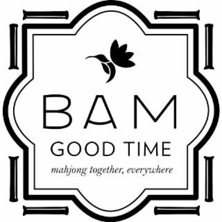 BAM GOOD TIME MAHJONG TOGETHER, EVERYWHERE logo