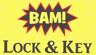 BAM! LOCK & KEY logo