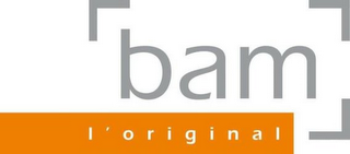 BAM L'ORIGINAL logo