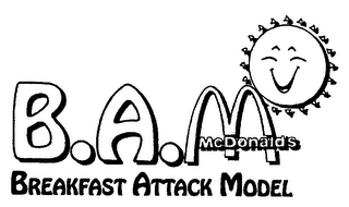 B.A.M MCDONALD'S BREAKFAST ATTACK MODEL logo