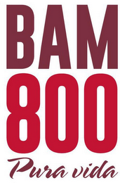 BAM800 PURA VIDA logo