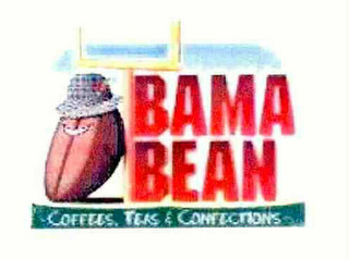 BAMA BEAN COFFEES, TEAS & CONFECTIONS logo