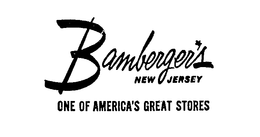 BAMBERGER'S ONE OF AMERICA'S GREAT STORES logo