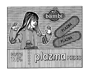 BAMBI GRATIS 10% PLAZMA KEKS logo