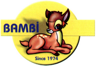 BAMBI SINCE 1974 logo