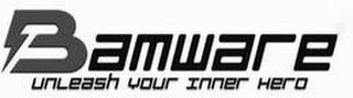 BAMWARE UNLEASH YOUR INNER HERO logo