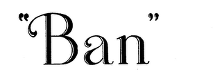 "BAN" logo