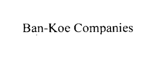 BAN-KOE COMPANIES logo