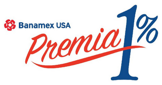 BANAMEX USA PREMIA 1% logo