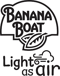 BANANA BOAT LIGHT AS AIR logo
