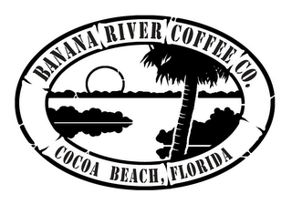 BANANA RIVER COFFEE CO. COCOA BEACH, FLORIDA logo