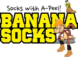 BANANA SOCKS SOCKS WITH A-PEEL! logo