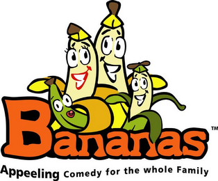 BANANAS APPEELING COMEDY FOR THE WHOLE FAMILY logo