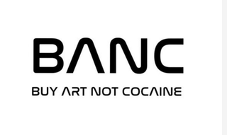 BANC BUY ART NOT COCAINE logo