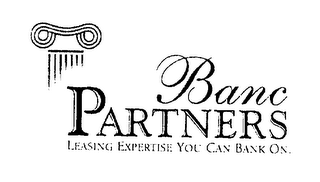 BANC PARTNERS LEASING EXPERTISE YOU CAN BANK ON logo
