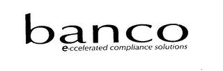 BANCO E-CCELERATED COMPLIANCE SOLUTIONS logo