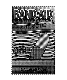BAND-AID ANTIBIOTIC BRAND ADHESIVE BANDAGES ANTIBIOTIC OINTMENT JOHNSON & JOHNSON logo