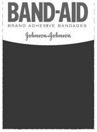 BAND-AID BRAND ADHESIVE BANDAGES JOHNSON & JOHNSON logo