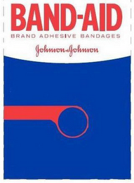 BAND-AID BRAND ADHESIVE BANDAGES JOHNSON & JOHNSON logo