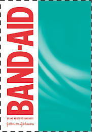 BAND-AID BRAND ADHESIVE BANDAGES JOHNSON & JOHNSON logo