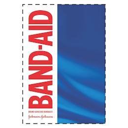 BAND-AID BRAND ADHESIVE BANDAGES JOHNSON & JOHNSON logo