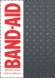 BAND-AID BRAND ADHESIVE BANDAGES JOHNSON & JOHNSON logo