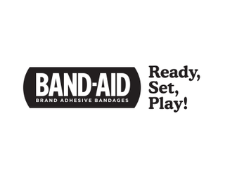 BAND-AID BRAND ADHESIVE BANDAGES READY, SET, PLAY! logo