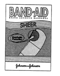 BAND-AID BRAND ADHESIVE BANDAGES SHEER BREATHABLE PROTECTION JOHNSON & JOHNSON logo