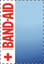 BAND-AID BRAND OF FIRST AID PRODUCTS + logo