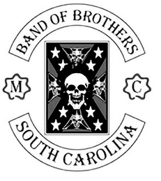 BAND OF BROTHERS M C SOUTH CAROLINA logo