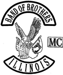 BAND OF BROTHERS MC ILLINOIS POW MIA YOU ARE NOT FORGOTTEN logo