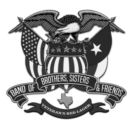 BAND OF BROTHERS, SISTERS & FRIENDS VETERAN'S RED LAGER logo